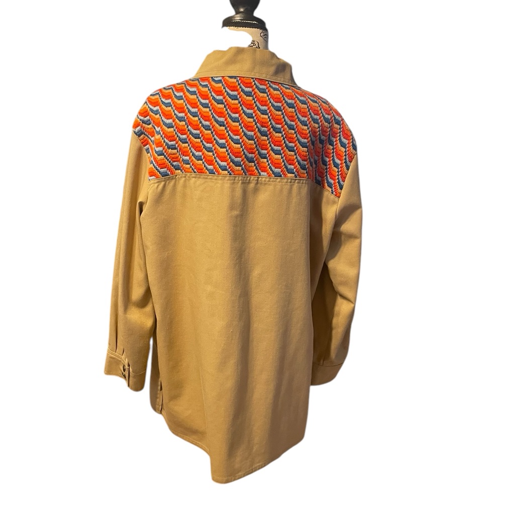 Vintage Slantzi Western Button Down, 60/70’s, Snap Closure, Size Xl, Euc